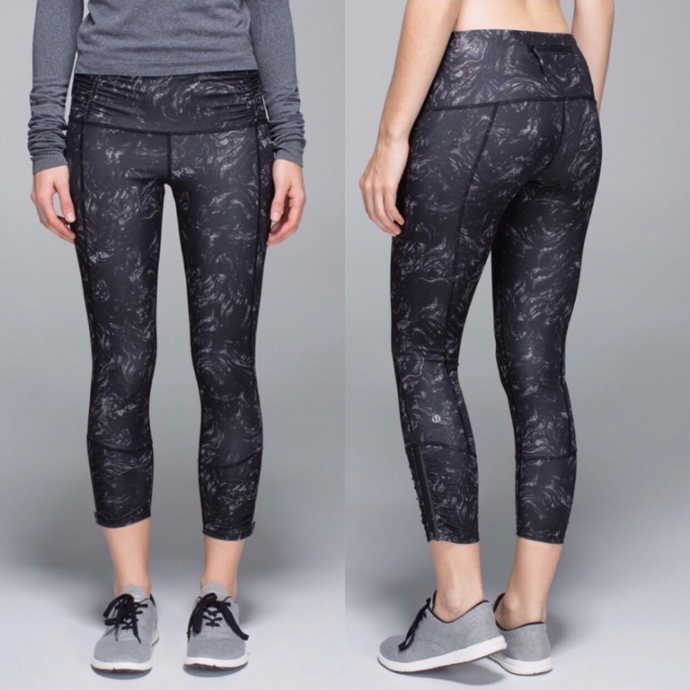 Lululemon Runday Crop Full On Luxtreme Leggings